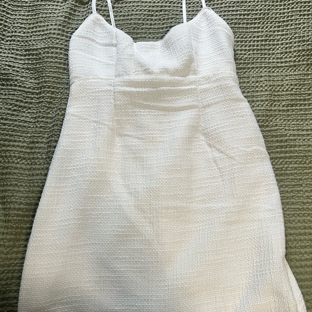 Showpo White Sleeveless Spaghetti Strap Sundress
